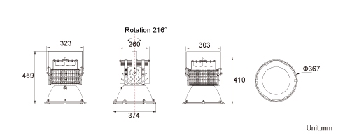Product dimensions